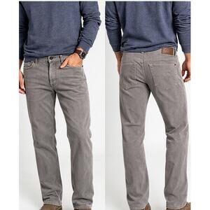 AG Adriano Goldschmied The Protege Corduroy Pants 32x34 Gray Made USA